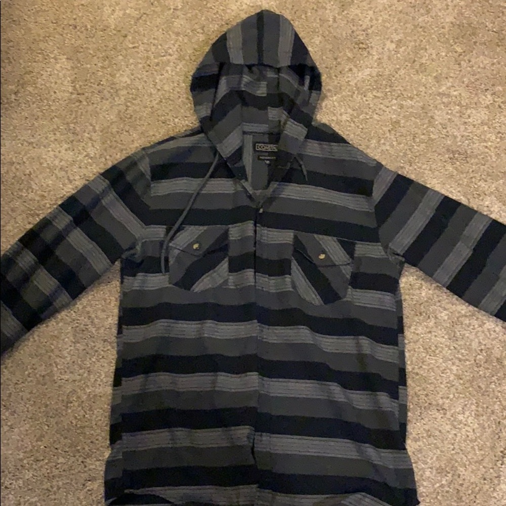 Button up hoody